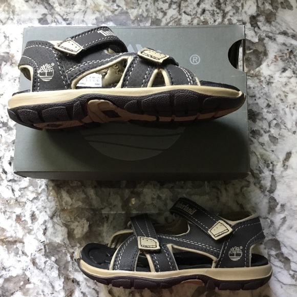 Timberland Mad River 2-Strap Brown Tan Size 9 - Picture 7 of 8